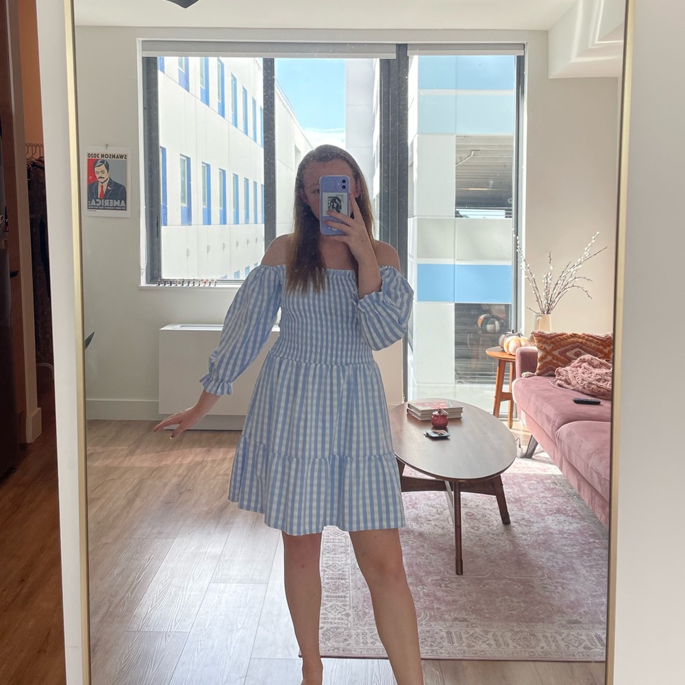 Picnic gingham dress  🧺🍃🌷